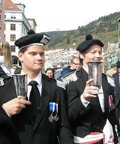 Tom Alexander Klementsen og Jørgen Ruus, to verdensmestre Buekorpsenes dag 2010. 