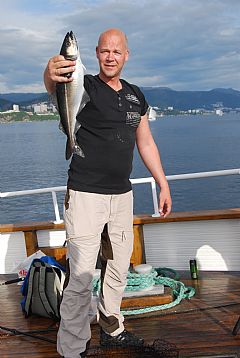 Jørn Vinje med en pen lyr (eller er det en pale?)